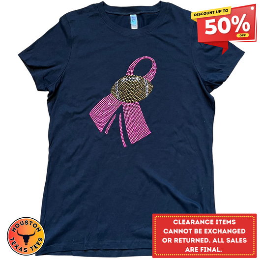 Breast Cancer Football Tee