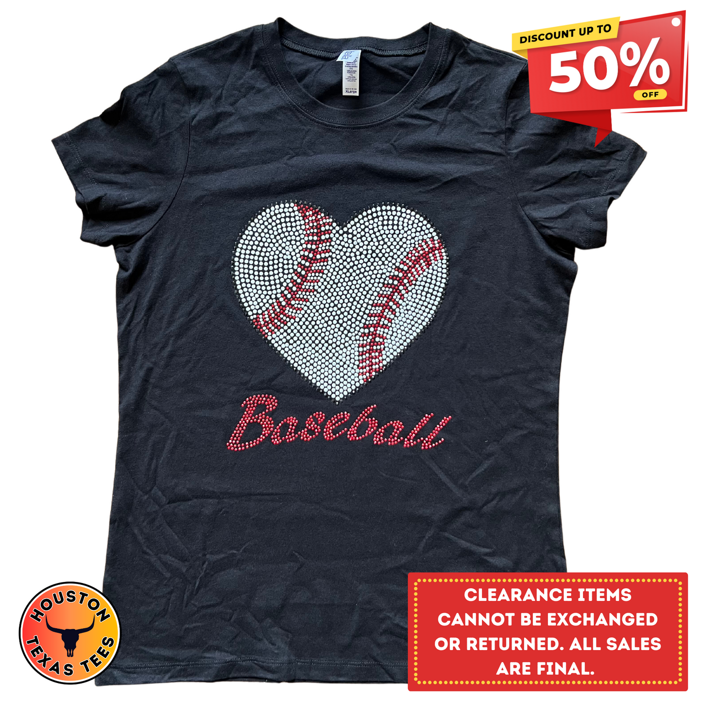 Baseball Heart Tee